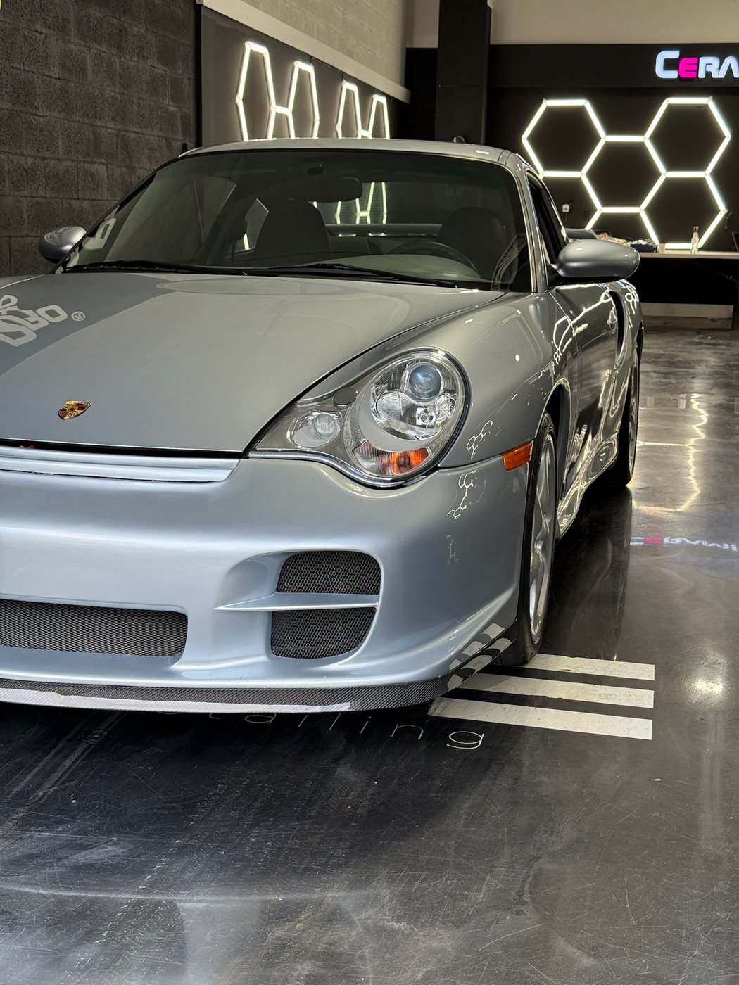 Porsche 911 (996 Turbo) - Silver protected at Elite Premium Detailing