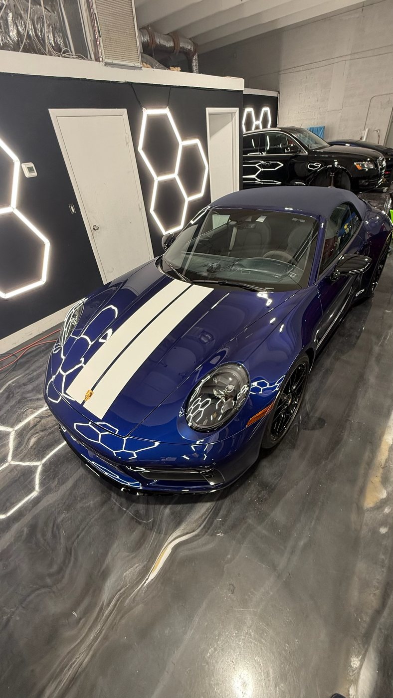 Porsche 911 - Blue protected at Elite Premium Detailing