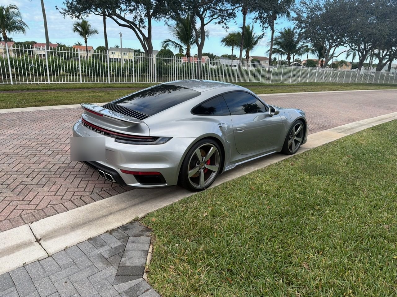 Porsche 911 Turbo S - Silver protected at Elite Premium Detailing