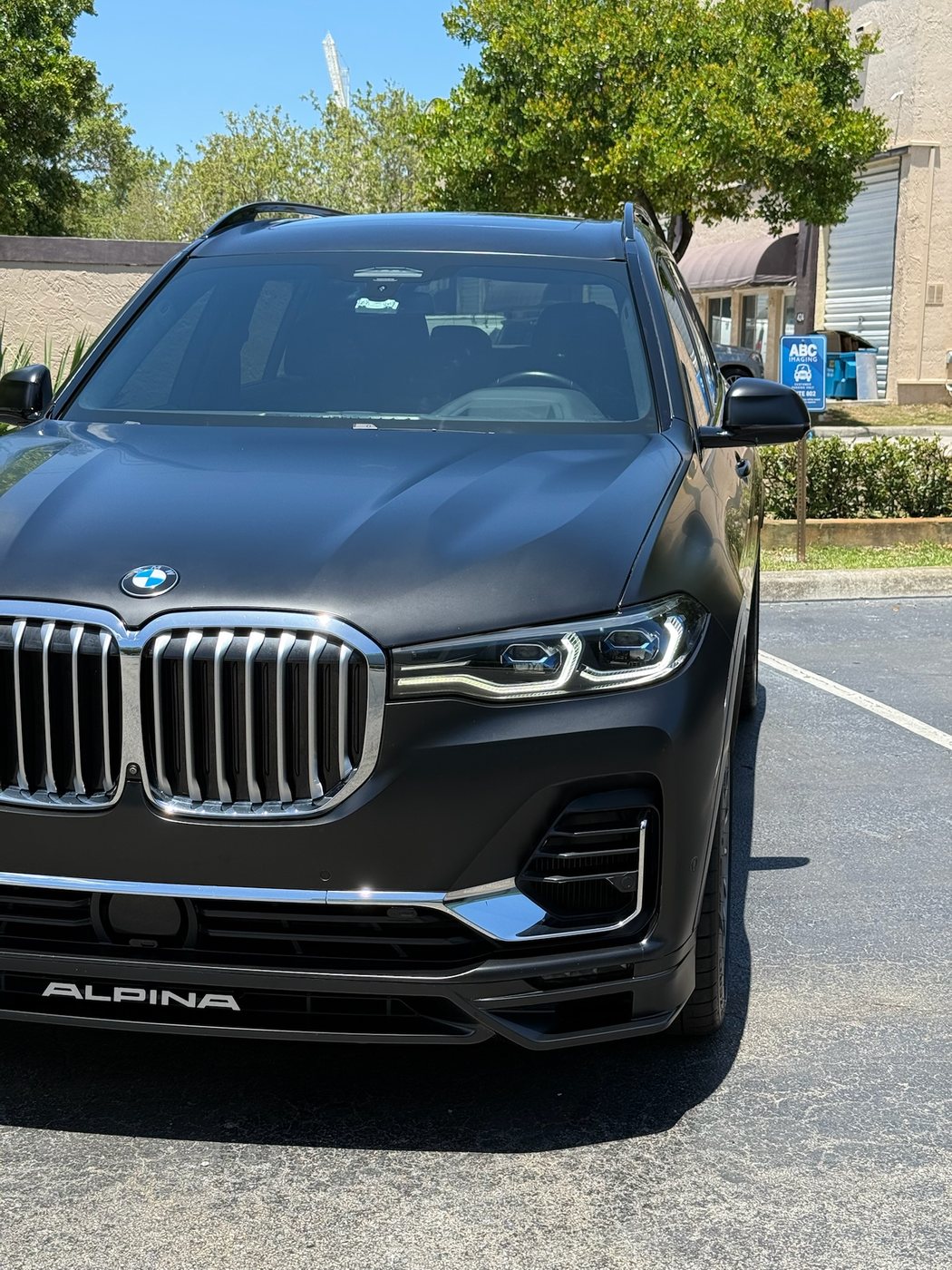BMW Alpina XB7 - Satin Black protected at Elite Premium Detailing