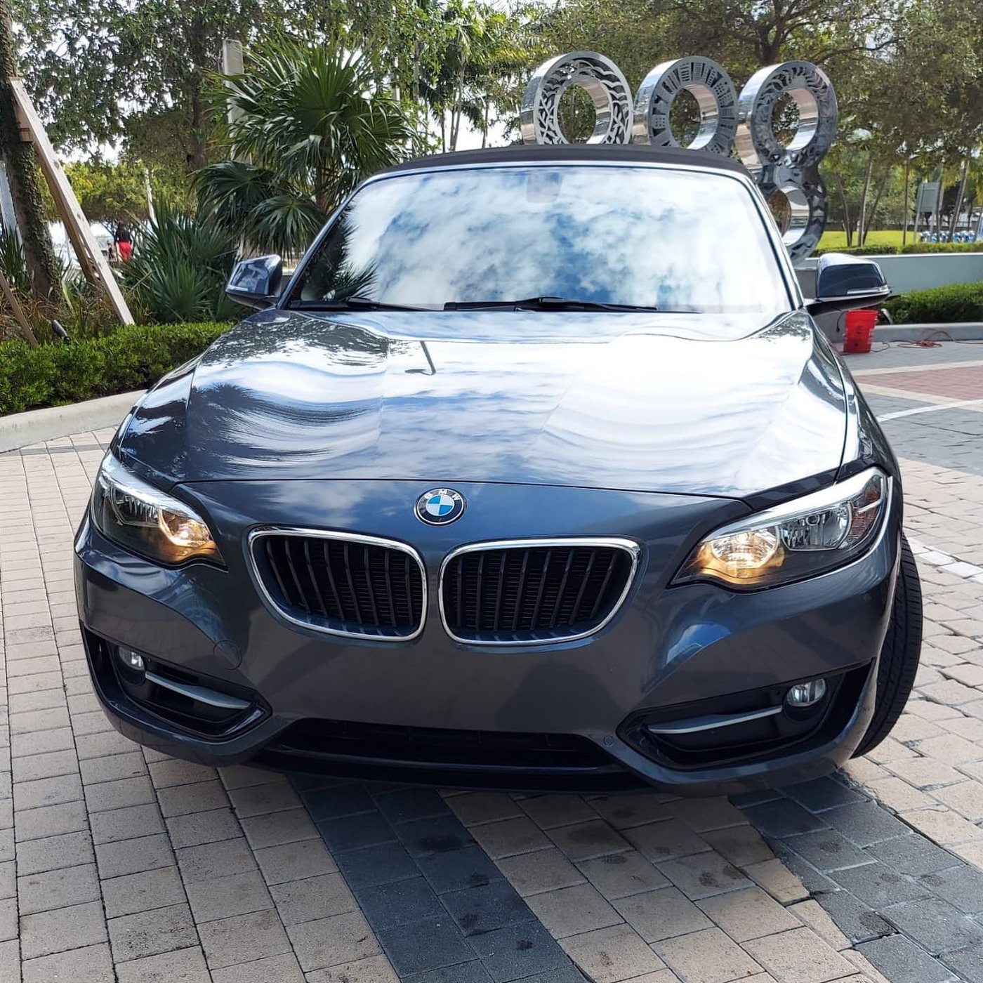 BMW 228i Convertible - Mineral Gray protected at Elite Premium Detailing