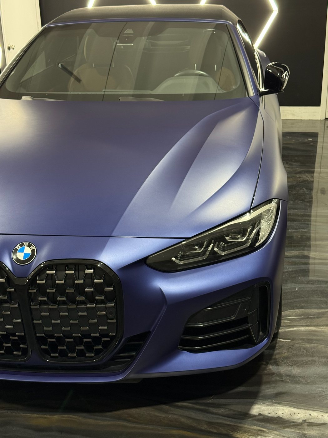 BMW 4 Series Convertible - Matte Purple protected at Elite Premium Detailing