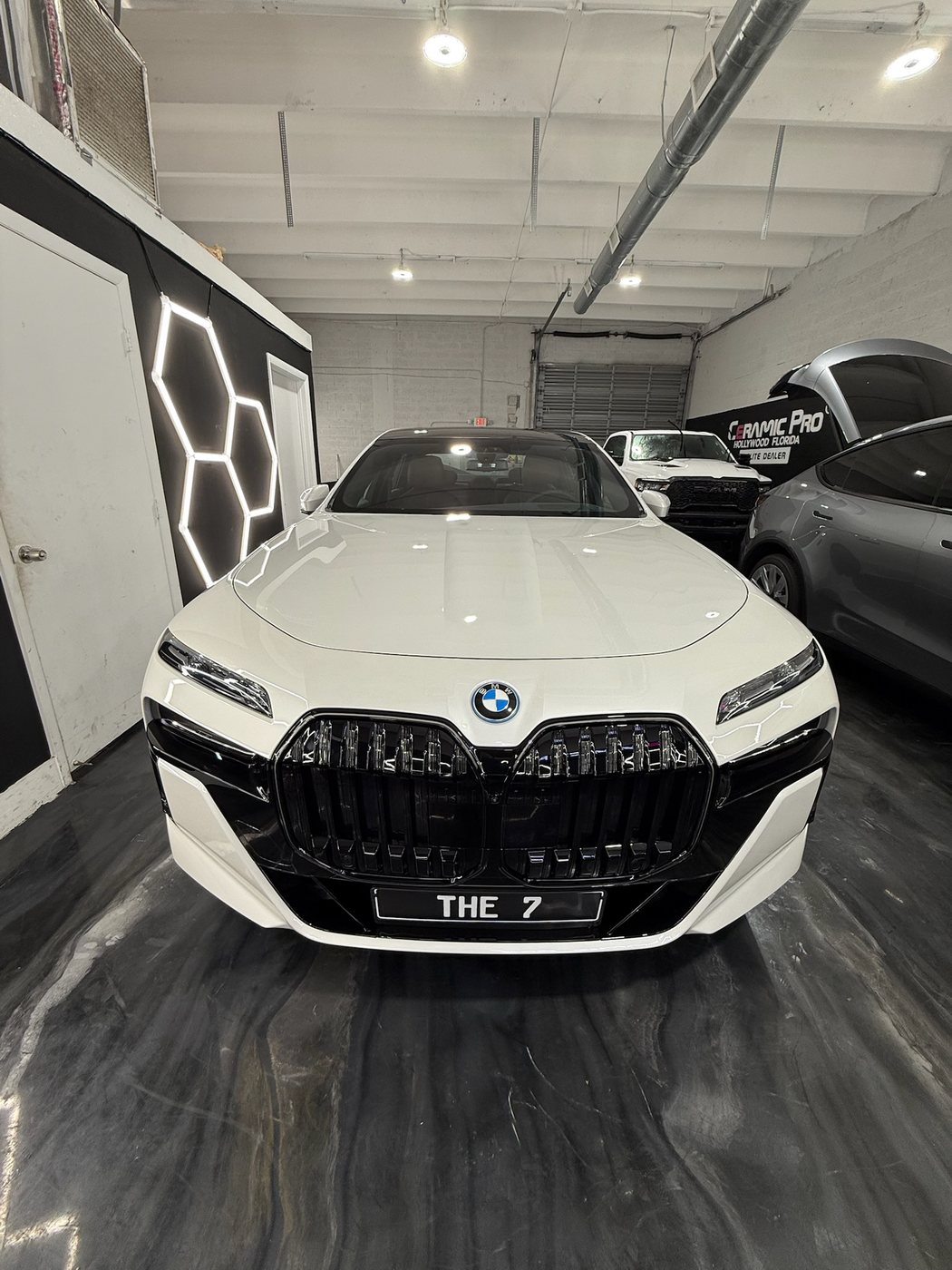 BMW 750e - White protected at Elite Premium Detailing