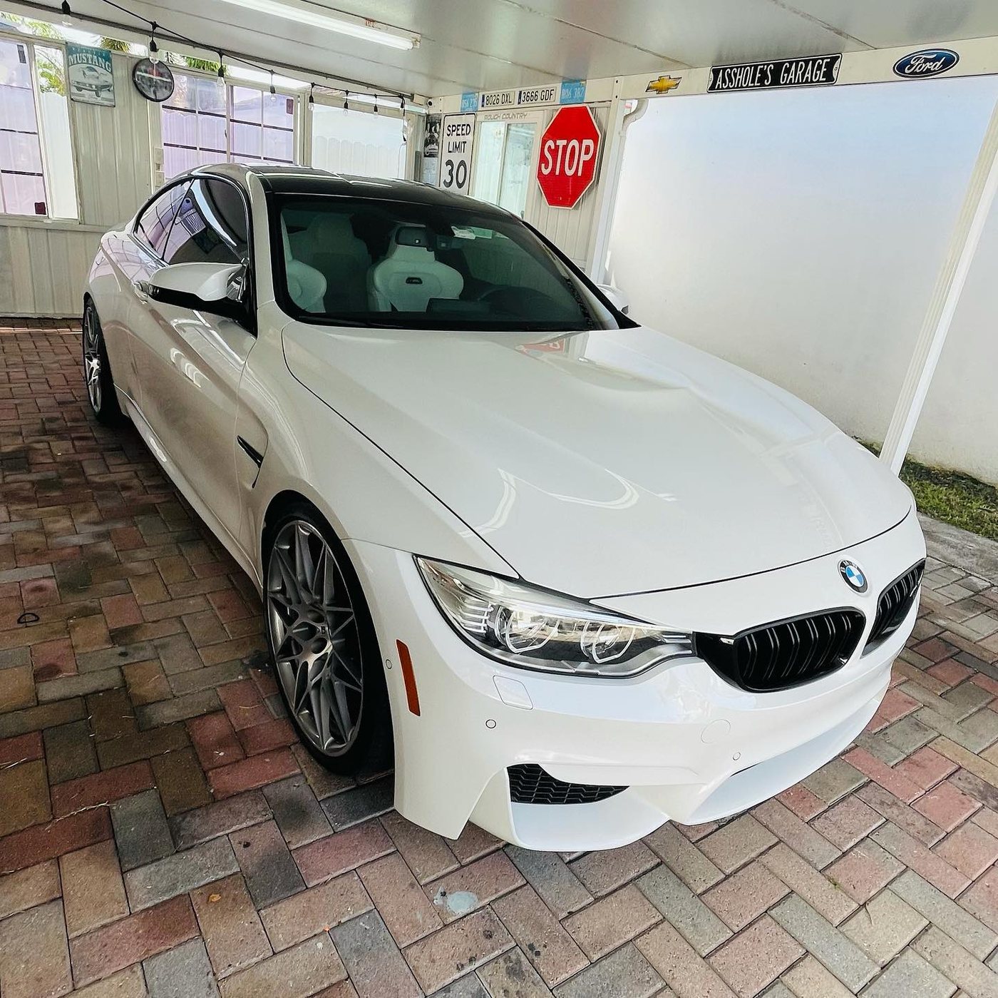 BMW M4 - White (Competition) protected at Elite Premium Detailing