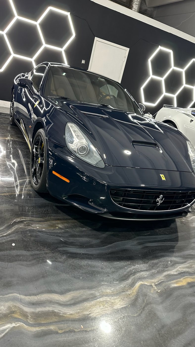 Ferrari California - Dark Blue protected at Elite Premium Detailing