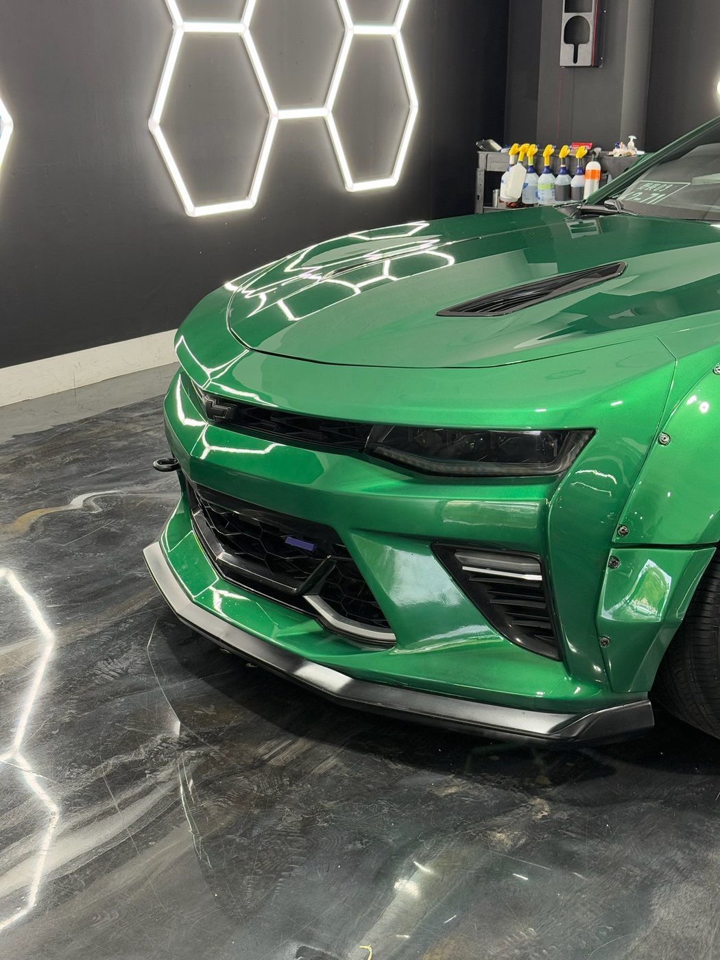 Chevrolet Camaro SS - Green protected at Elite Premium Detailing