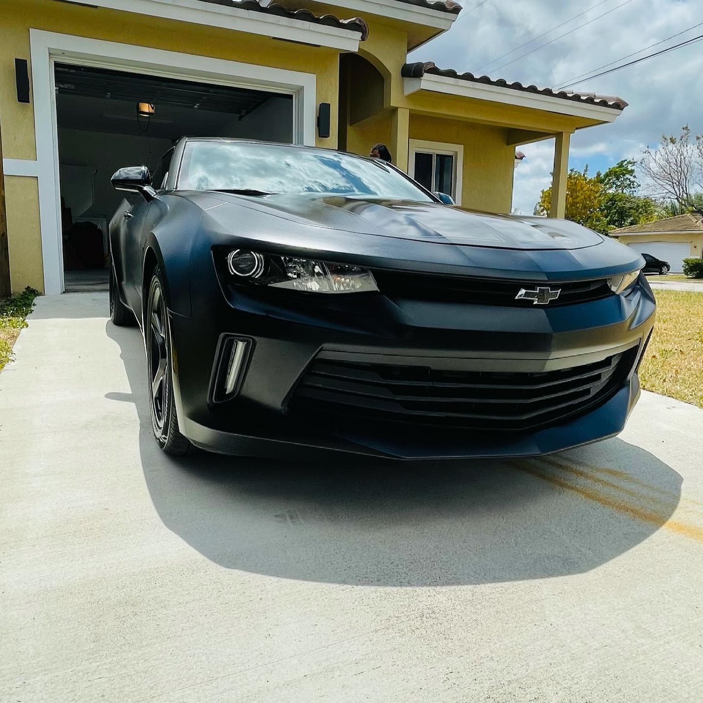 Chevrolet Camaro - Matte Black protected at Elite Premium Detailing