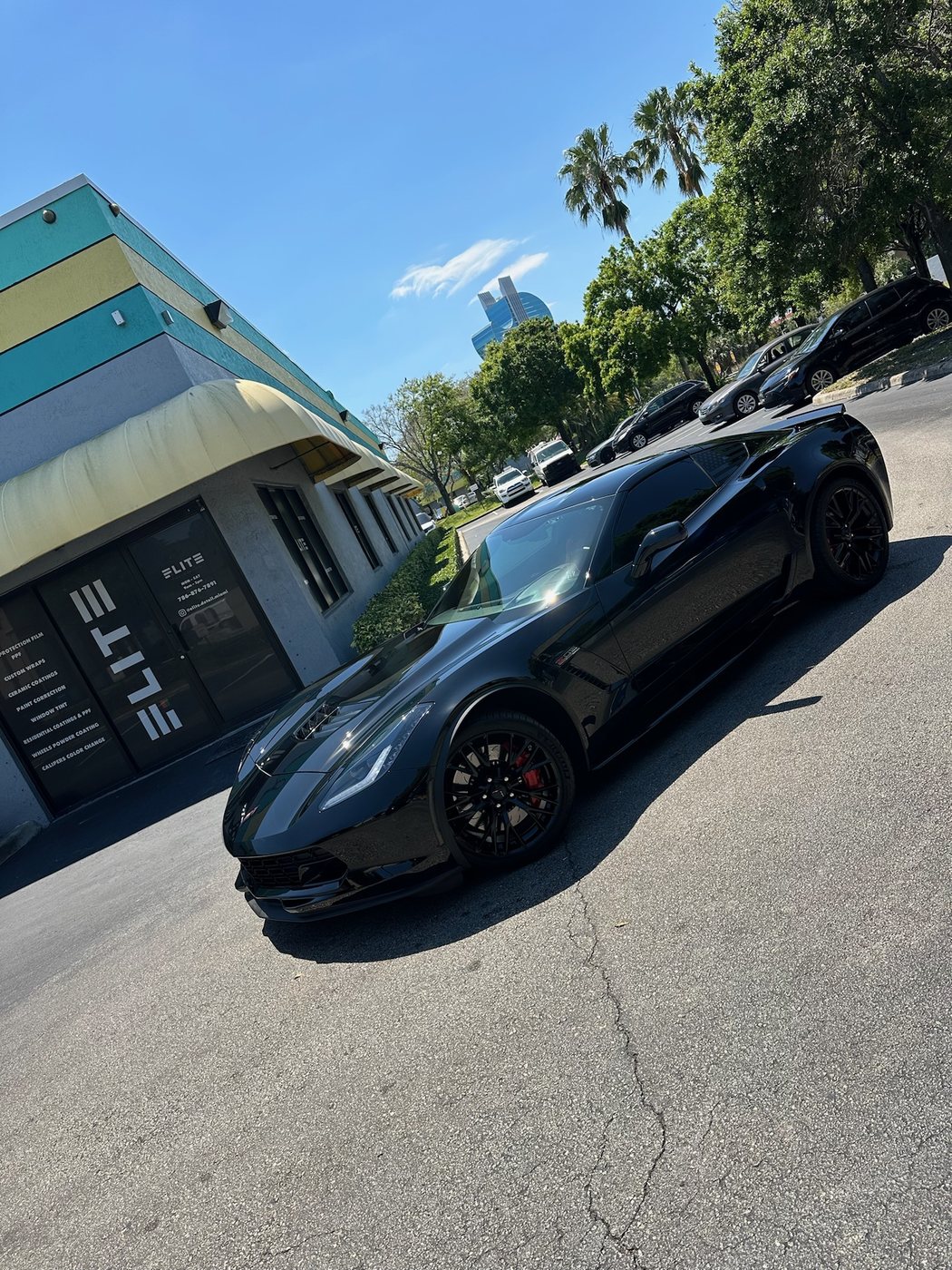 Chevrolet Corvette - Black protected at Elite Premium Detailing