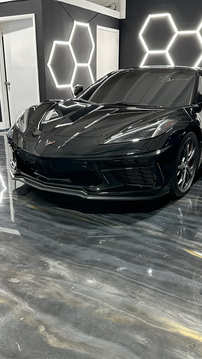 Chevrolet Corvette C8 - Black protected at Elite Premium Detailing