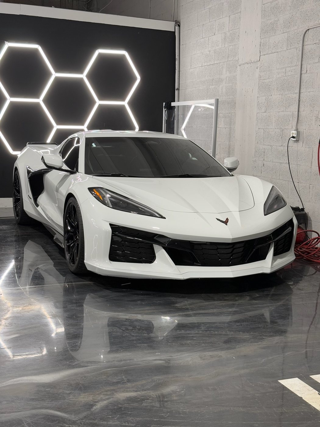 Chevrolet Corvette C8 - White (Z06) protected at Elite Premium Detailing