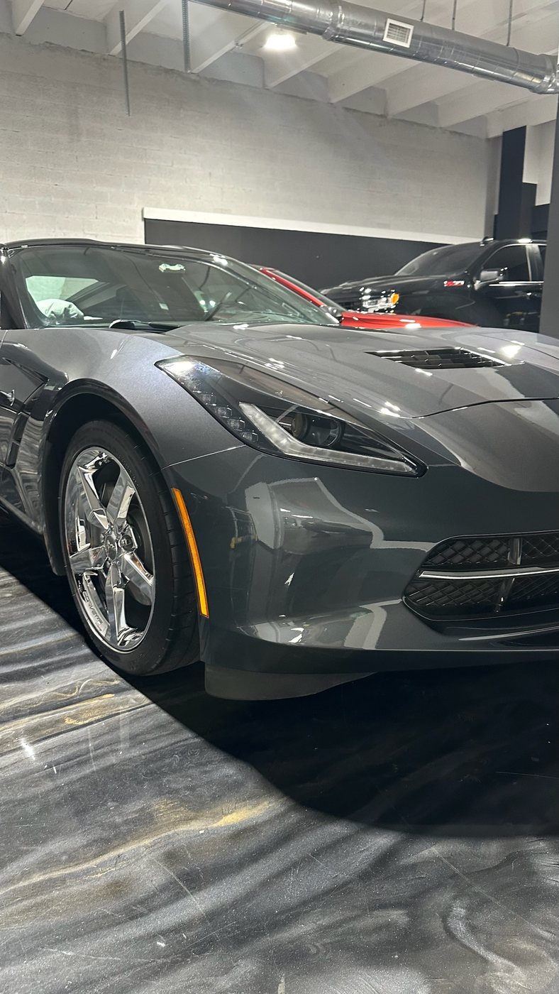 Chevrolet Corvette Stingray - Satin Gray protected at Elite Premium Detailing