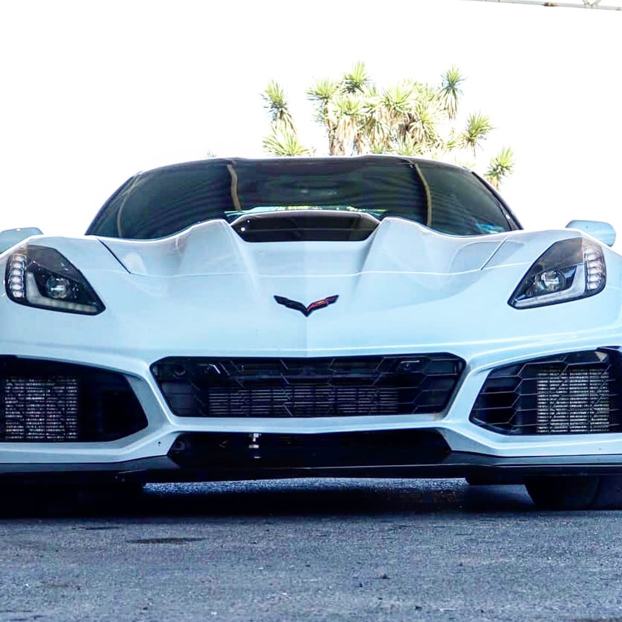 Chevrolet Corvette ZR1 - White protected at Elite Premium Detailing