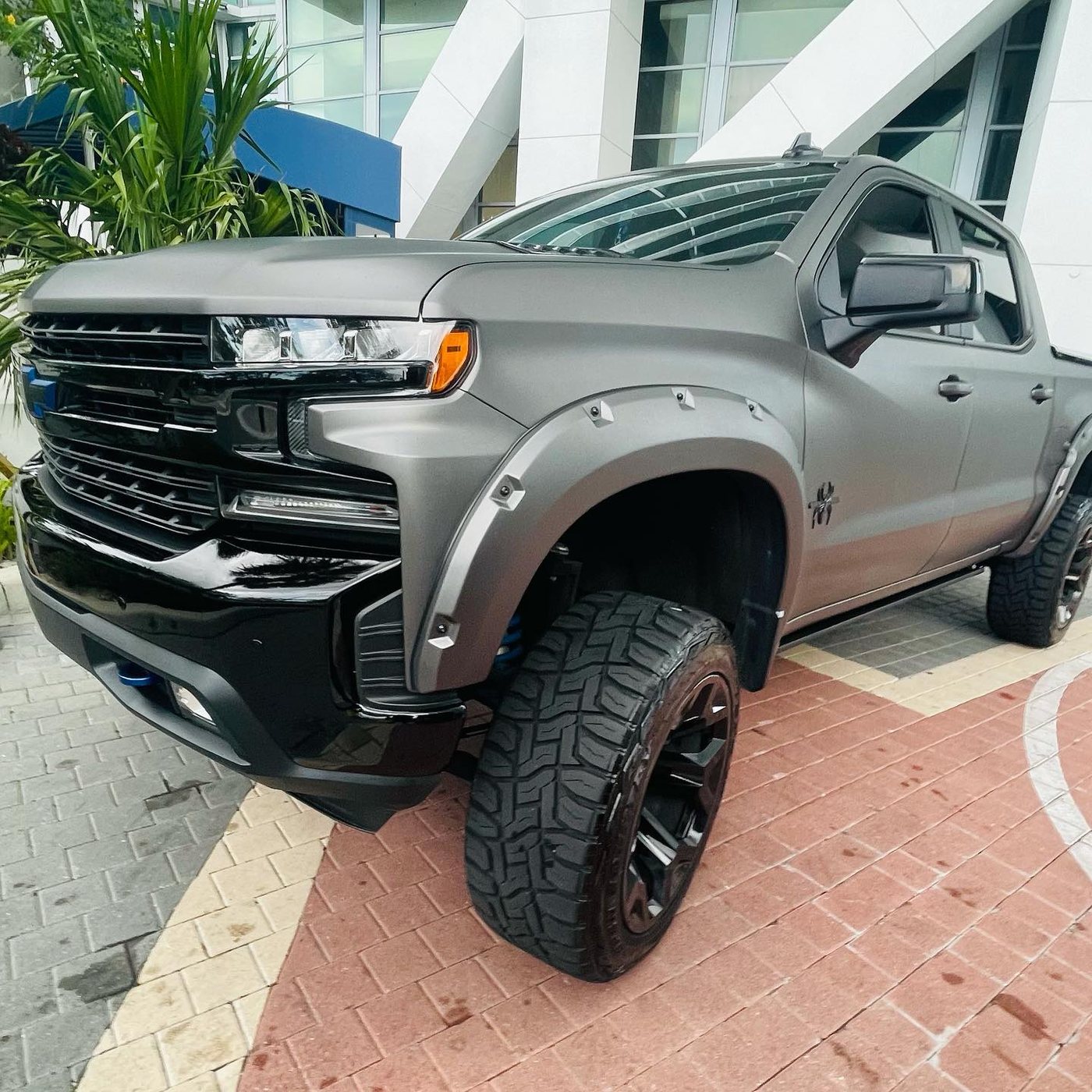 Chevrolet Silverado - Matte Gray protected at Elite Premium Detailing