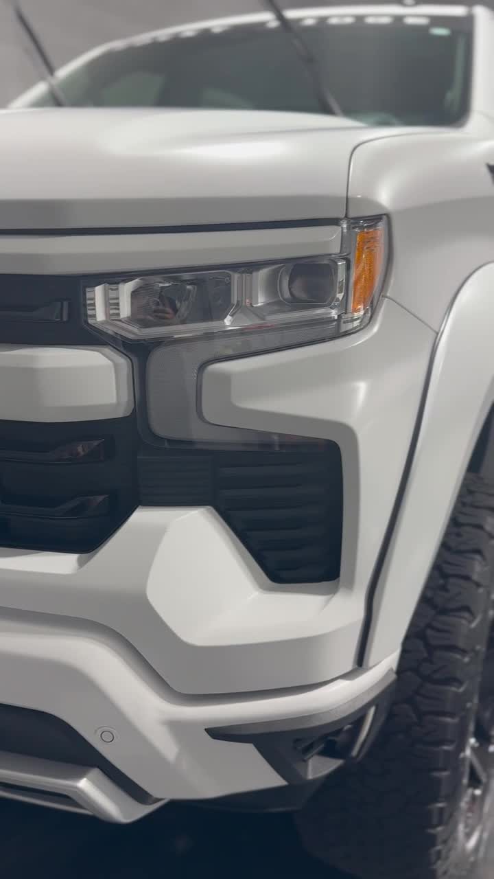 Chevrolet Silverado Z71 Rocky Ridge - White protected at Elite Premium Detailing
