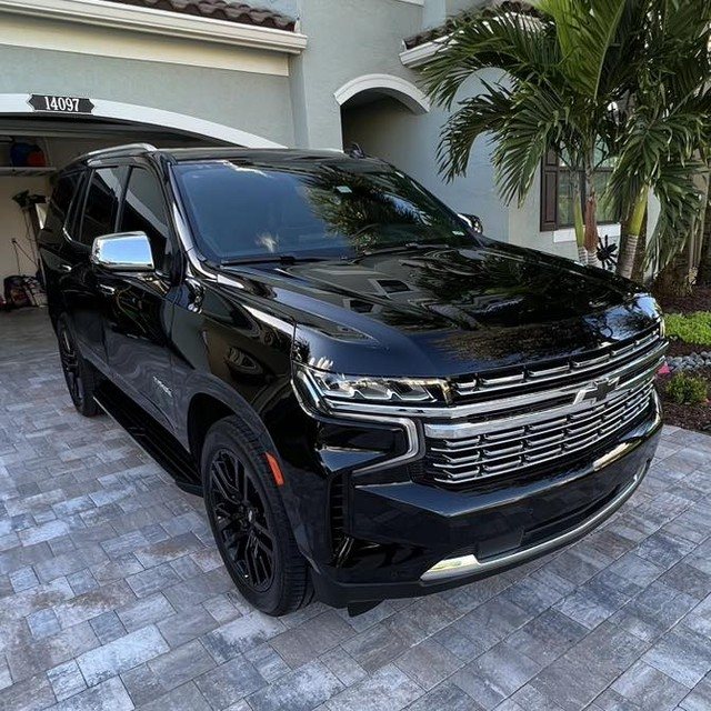 Chevrolet Tahoe - Black (Black Wheels) protected at Elite Premium Detailing