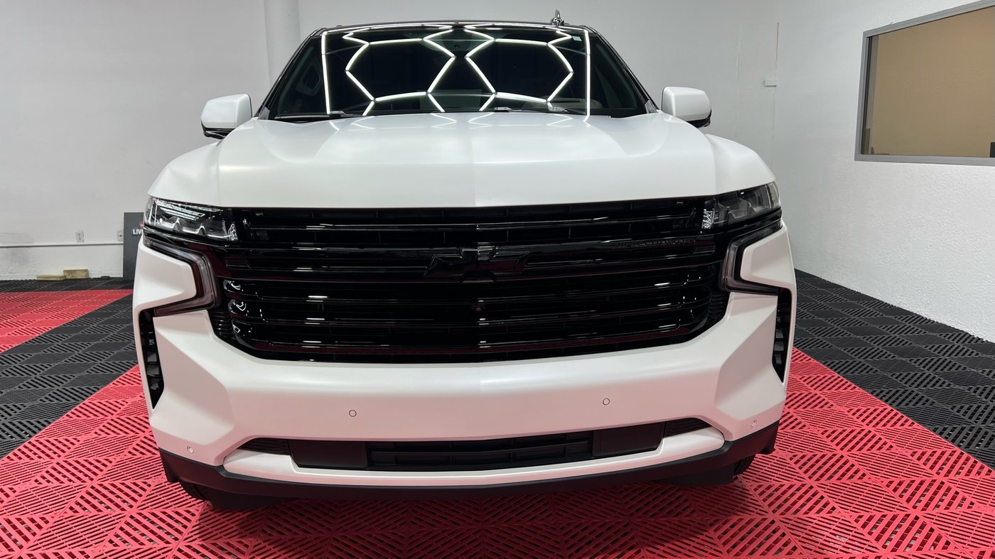 Chevrolet Tahoe - White protected at Elite Premium Detailing