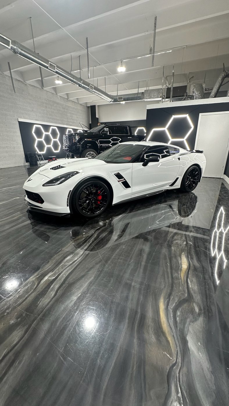 Chevrolet Corvette C7 - White (Z06) protected at Elite Premium Detailing
