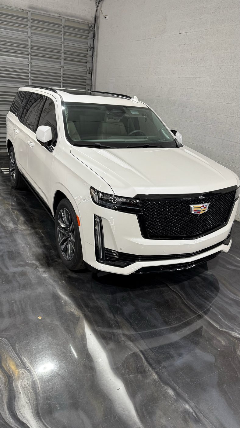 Cadillac Escalade - White protected at Elite Premium Detailing