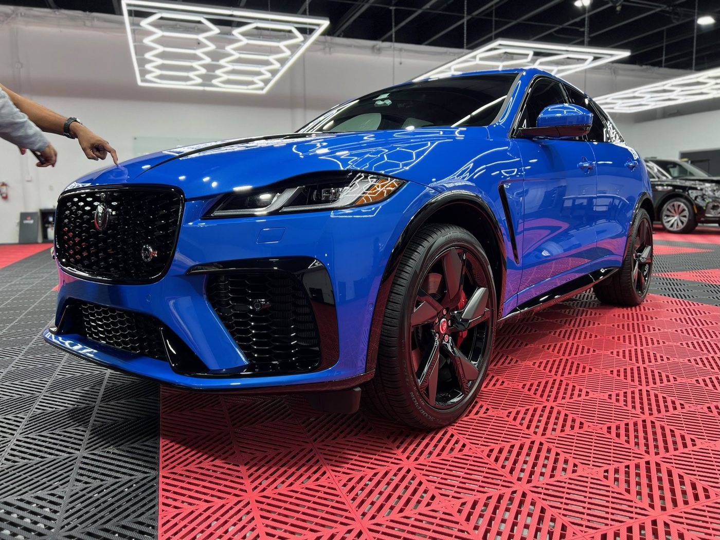 Jaguar F-Pace SVR - Blue protected at Elite Premium Detailing