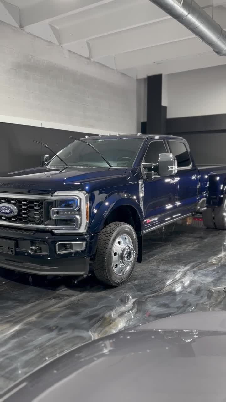 Ford F-Series Super Duty - Dark Blue protected at Elite Premium Detailing