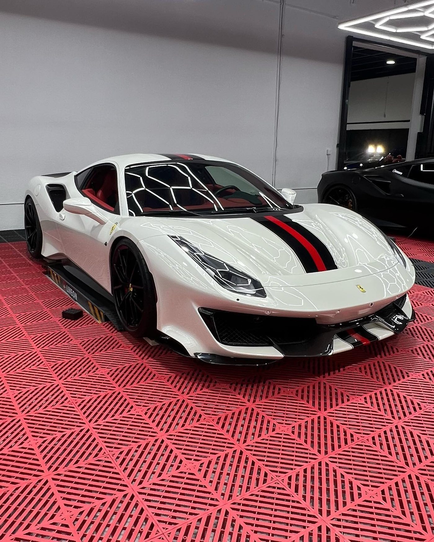 Ferrari 488 Pista Spider - White protected at Elite Premium Detailing