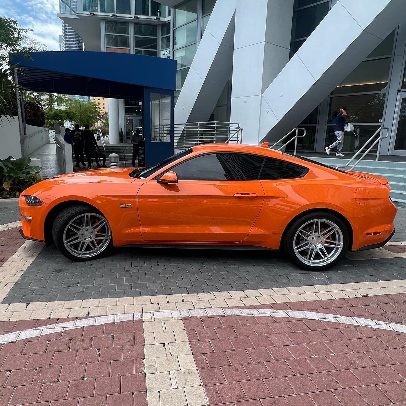 Ford Mustang GT - Orange protected at Elite Premium Detailing