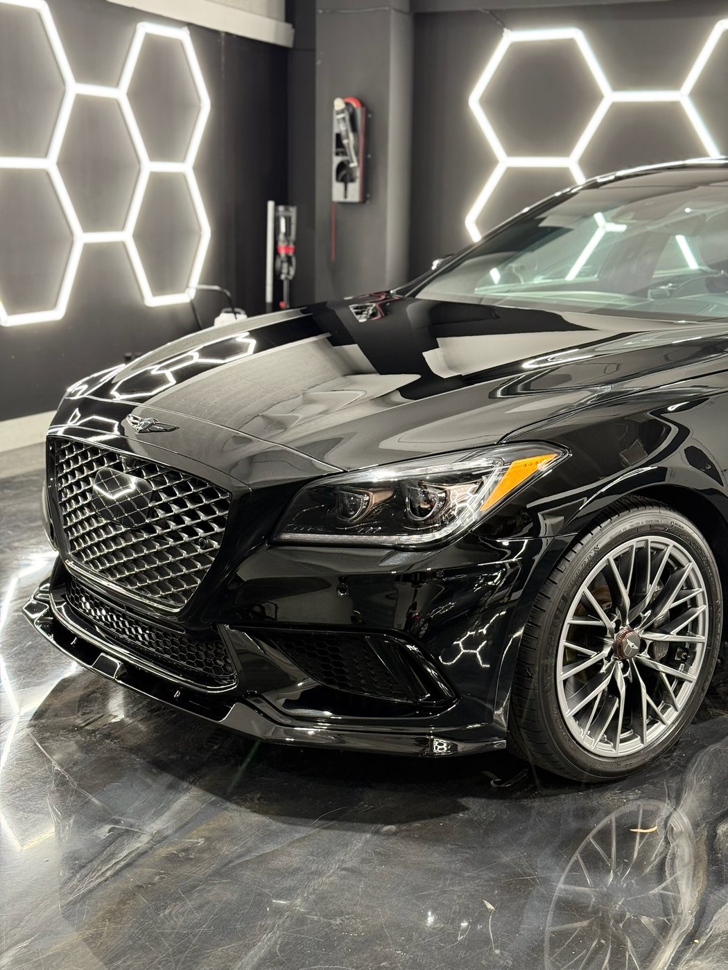 Genesis G70 - Black protected at Elite Premium Detailing