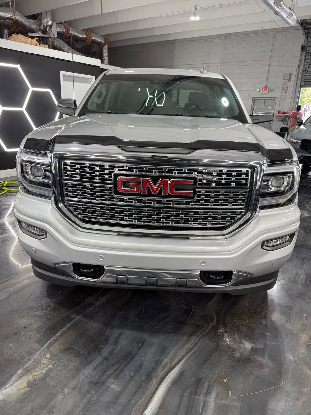 GMC Sierra Denali - Silver protected at Elite Premium Detailing