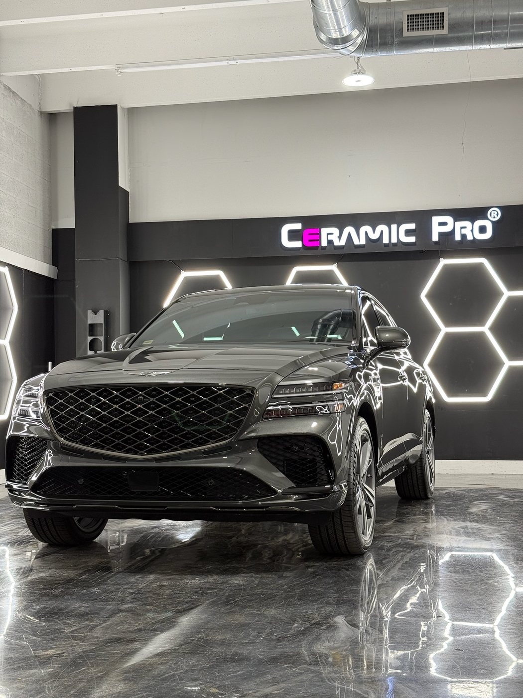 Genesis GV70 - Gray protected at Elite Premium Detailing