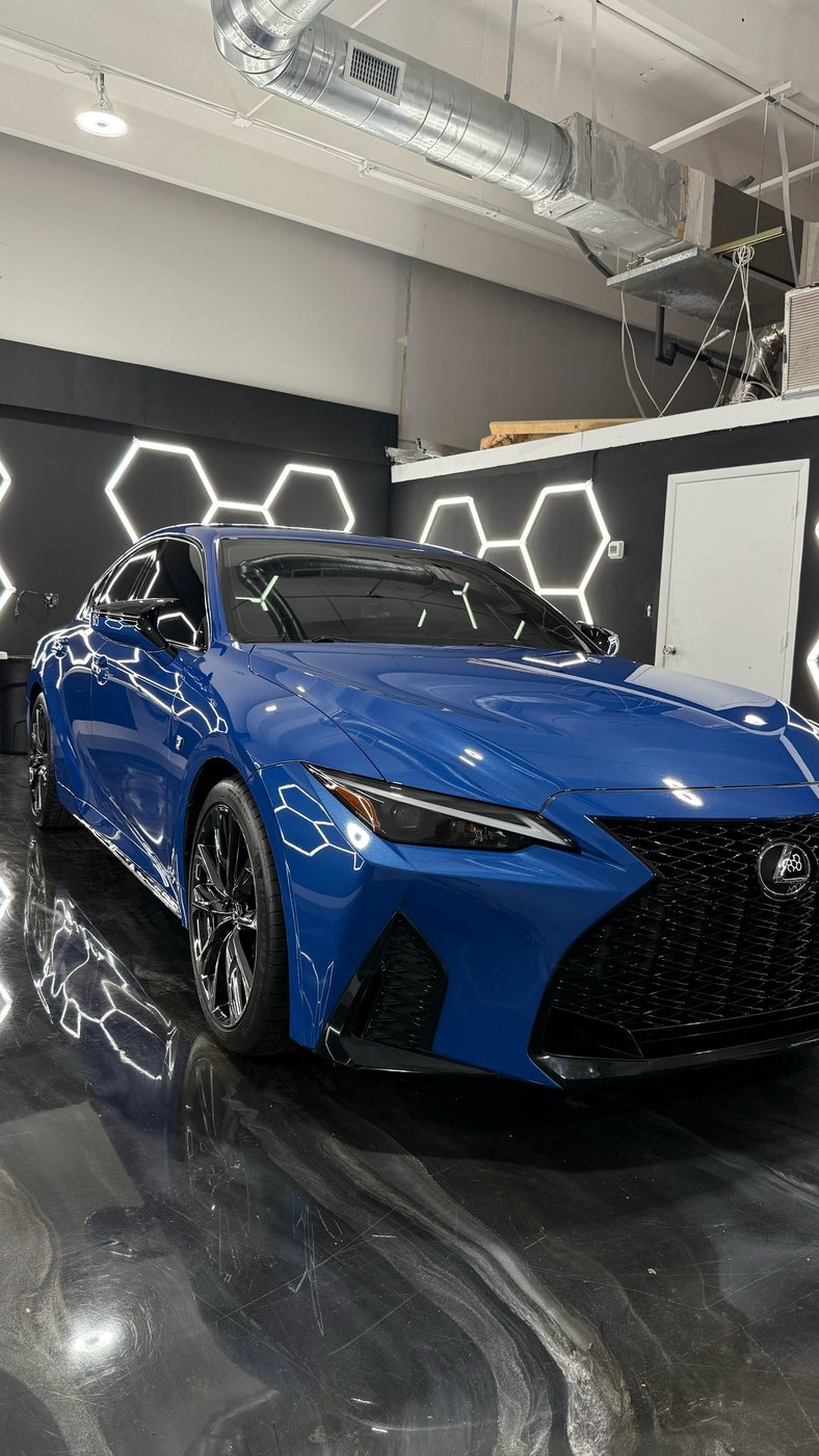 Lexus IS 500 - Blue protected at Elite Premium Detailing