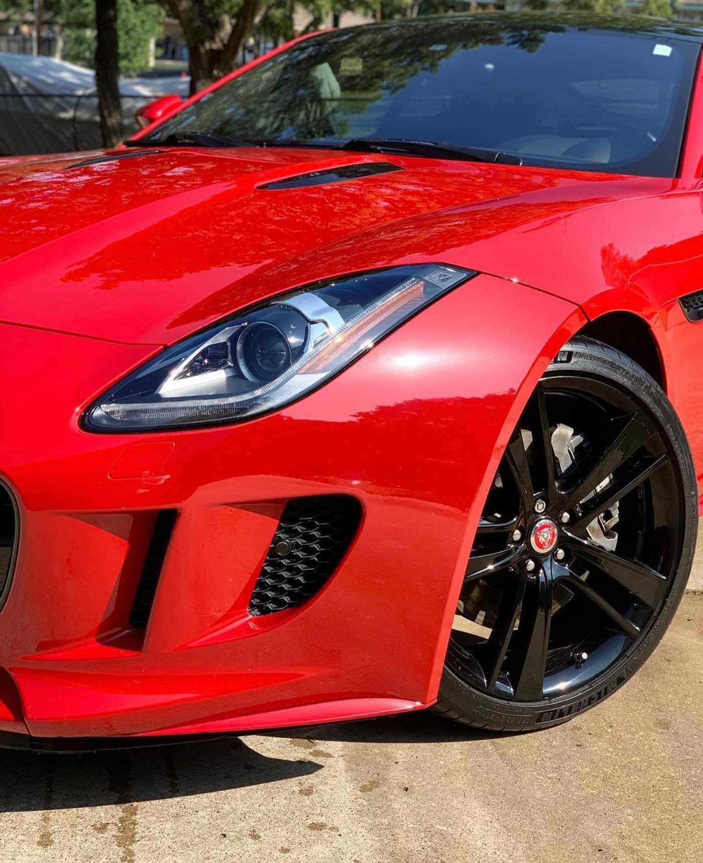 Jaguar F-Type - Red protected at Elite Premium Detailing
