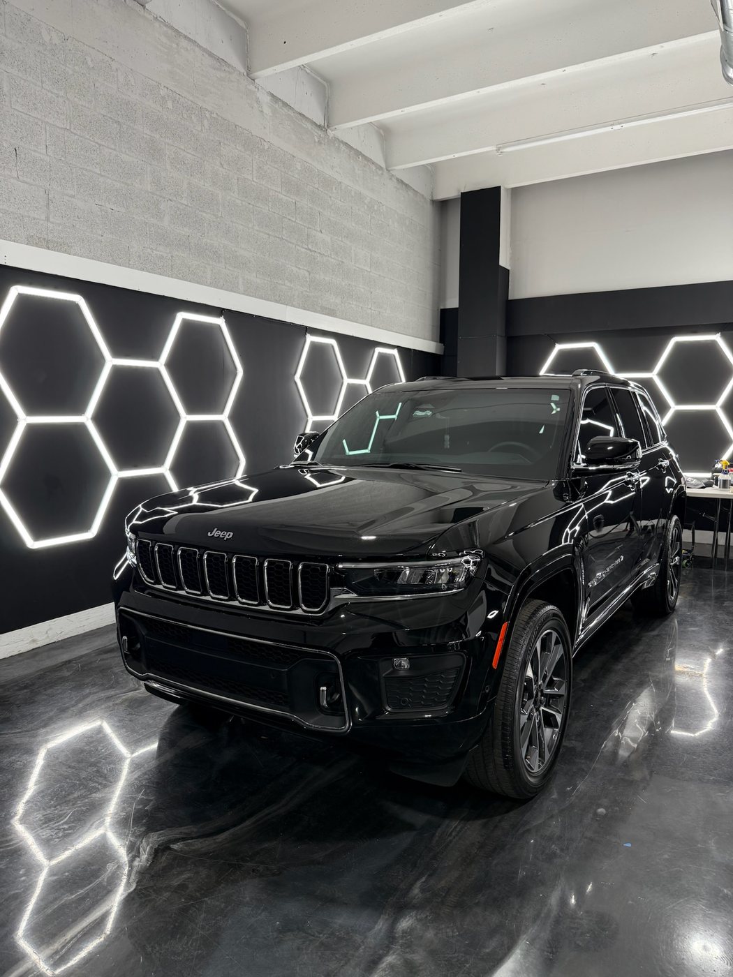 Jeep Grand Cherokee - Black (Chrome Trim) protected at Elite Premium Detailing