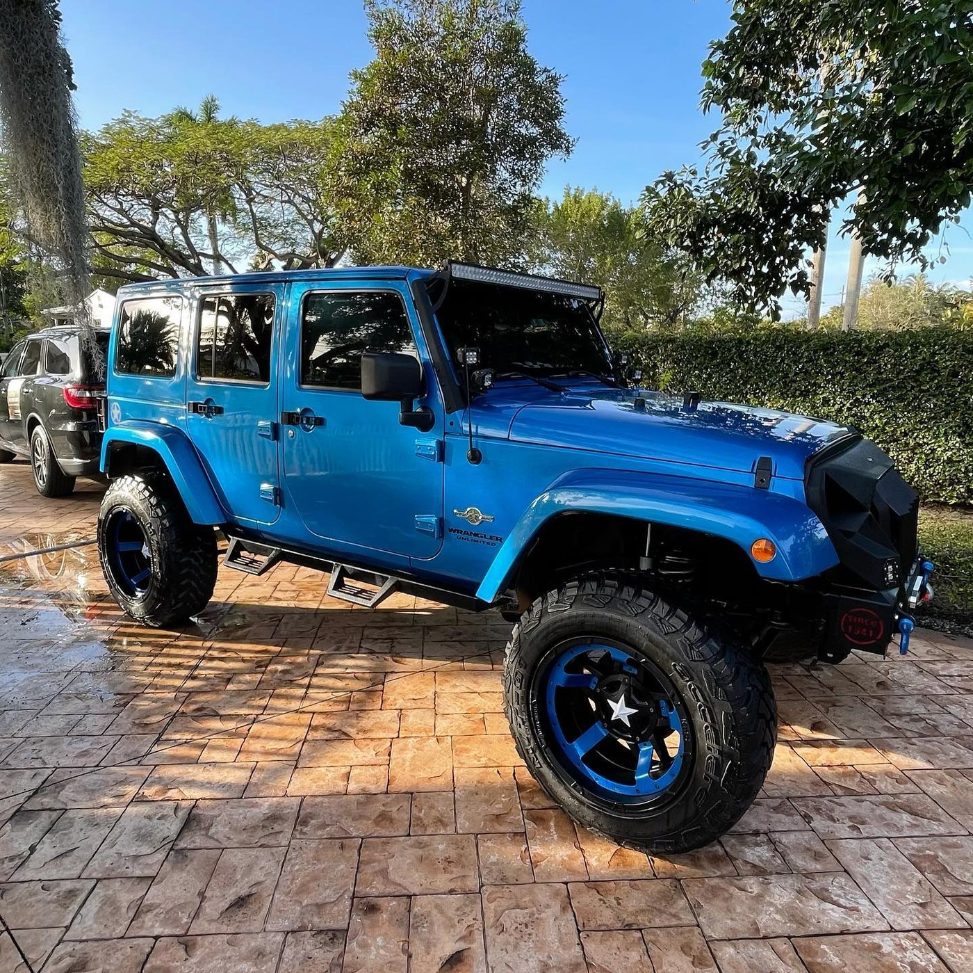 Jeep Wrangler - Blue protected at Elite Premium Detailing