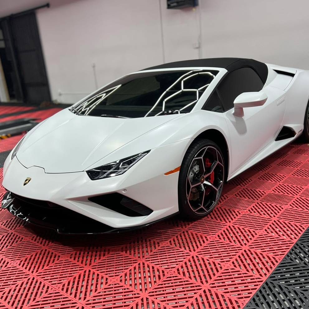 Lamborghini Huracan EVO Spyder - White protected at Elite Premium Detailing