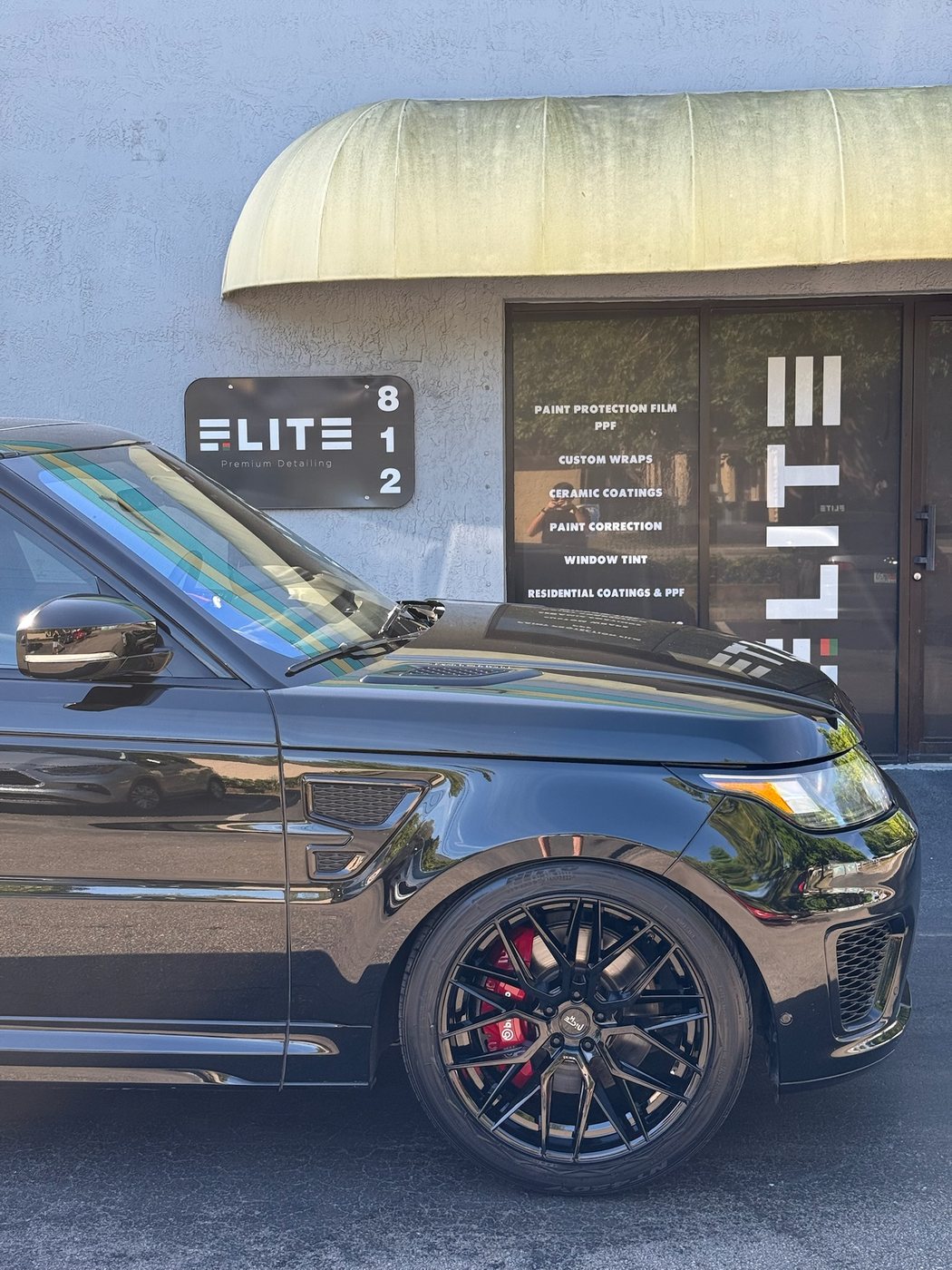 Land Rover Range Rover Sport - Black (SVR Style) protected at Elite Premium Detailing
