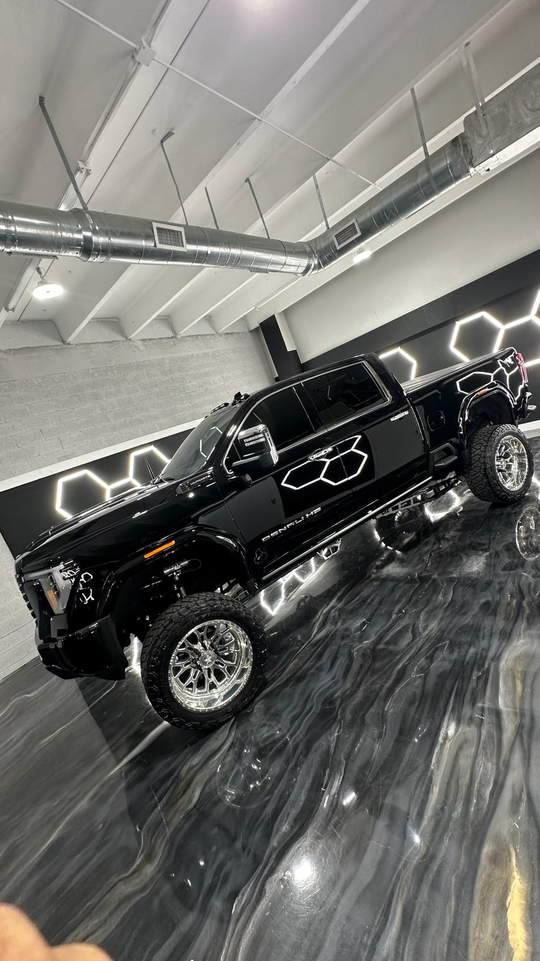 GMC Lifted GMC Pickup - Black protected at Elite Premium Detailing