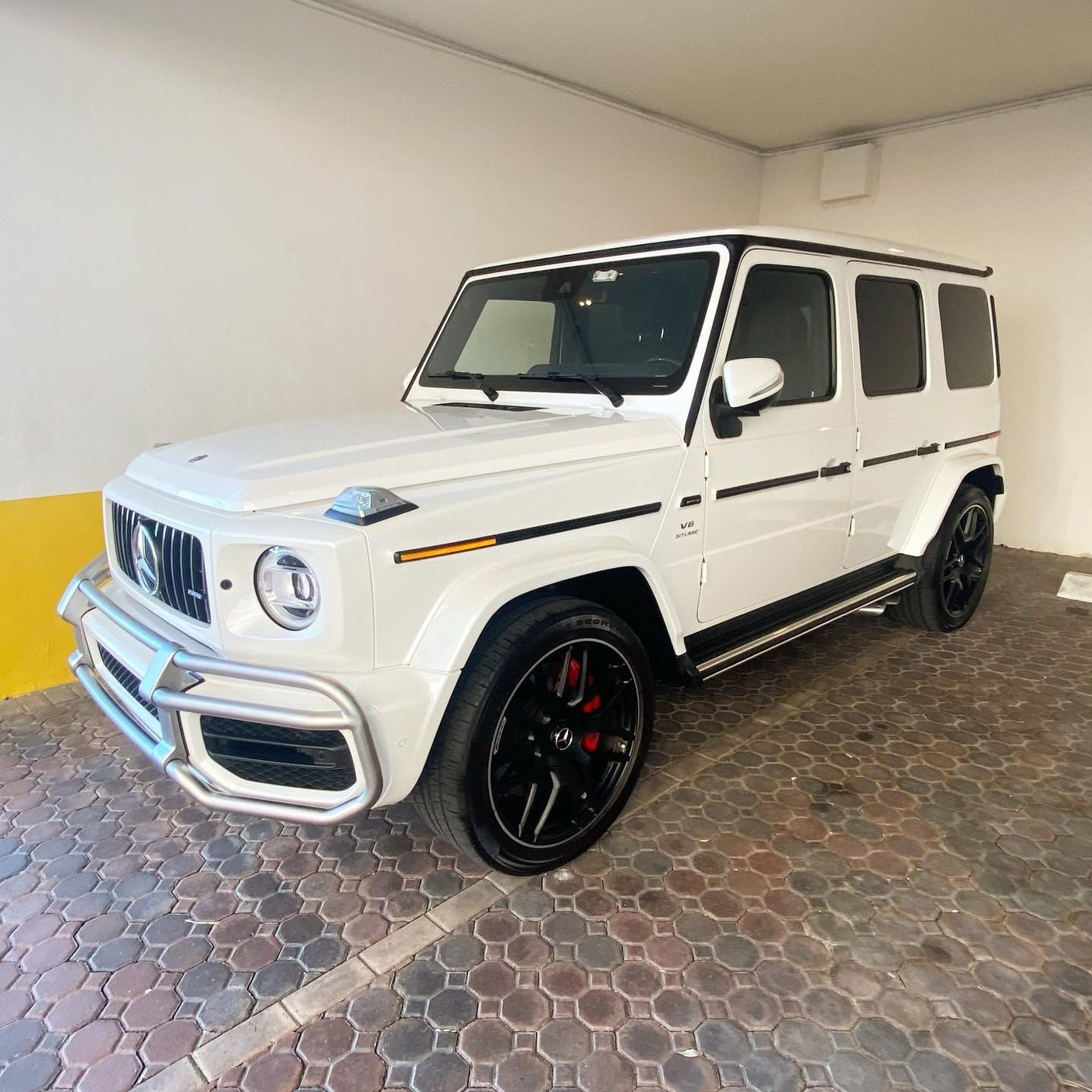 Mercedes-AMG G63 - White protected at Elite Premium Detailing