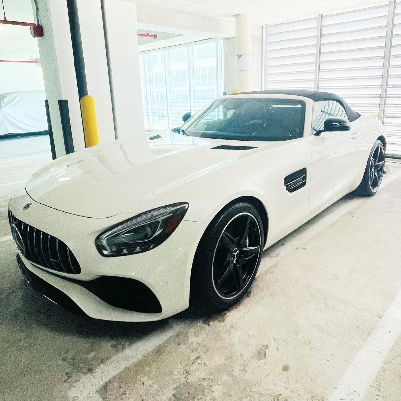 Mercedes-AMG GT Roadster - White protected at Elite Premium Detailing