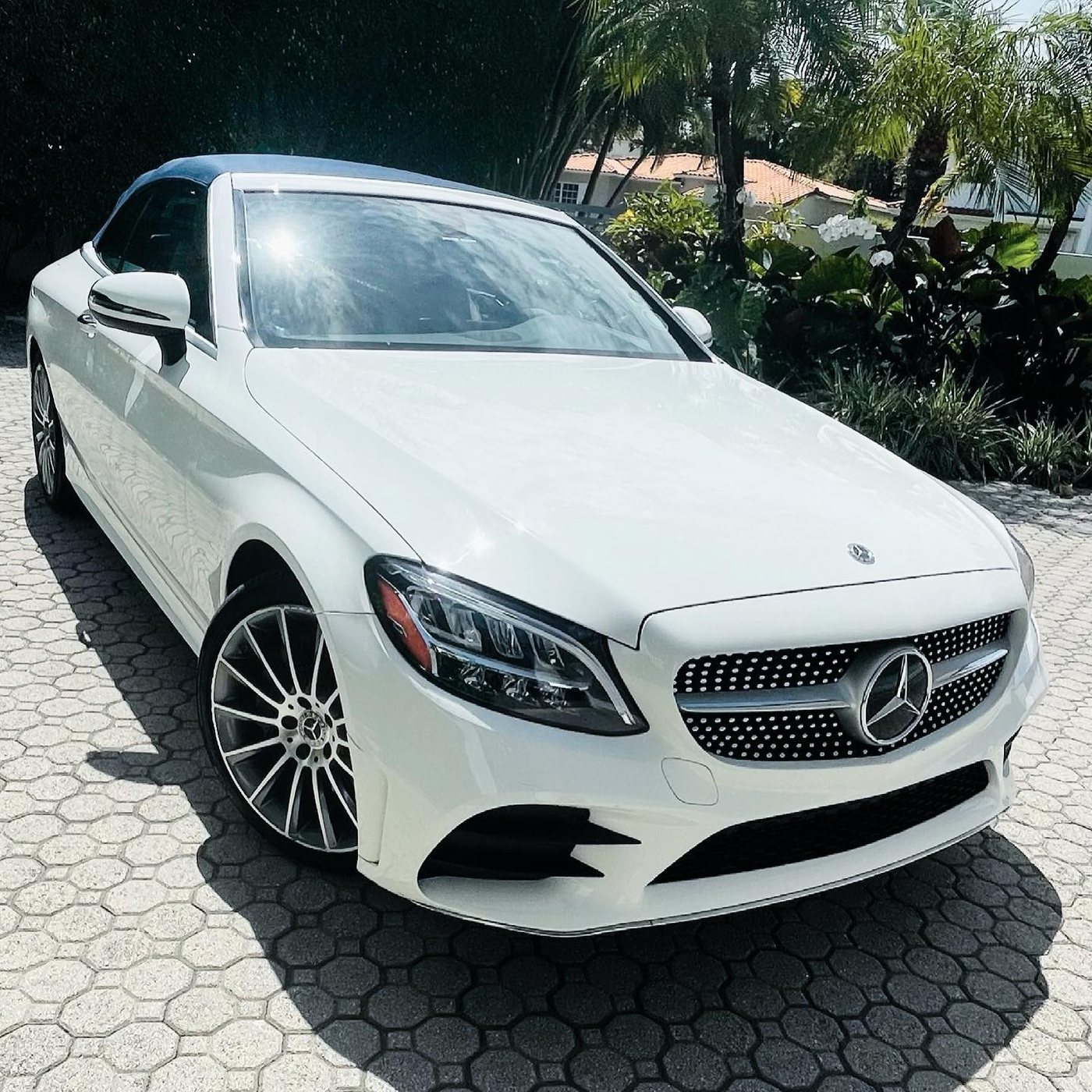 Mercedes-Benz C300 Cabriolet - White protected at Elite Premium Detailing