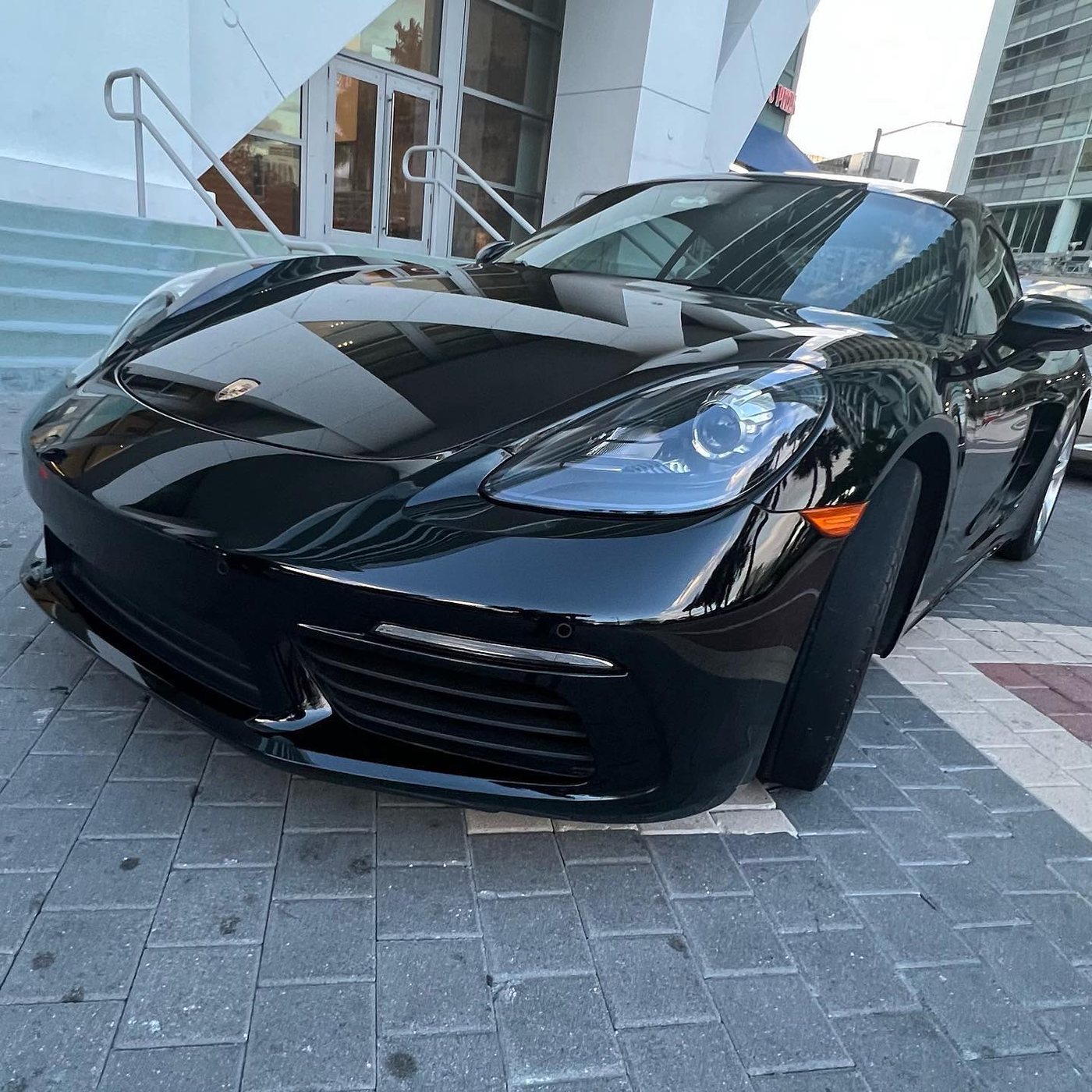 Porsche 718 Cayman - Black protected at Elite Premium Detailing