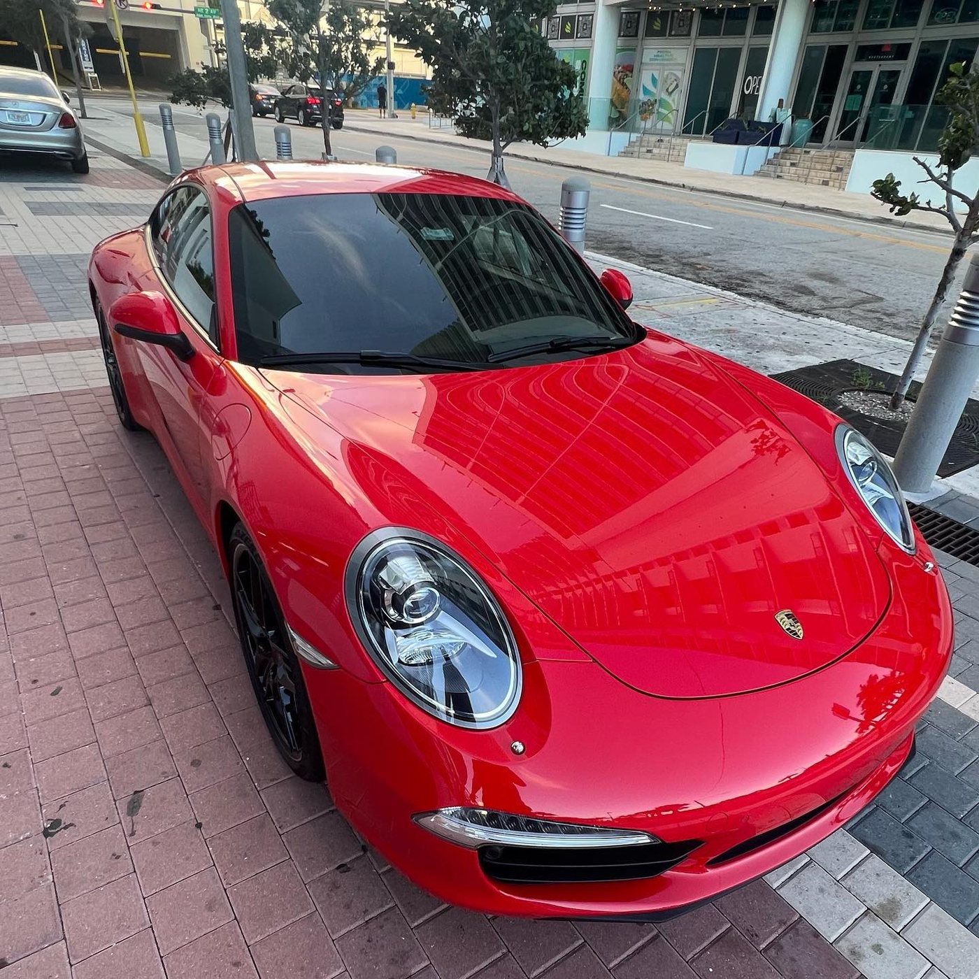 Porsche 911 (991) - Red protected at Elite Premium Detailing