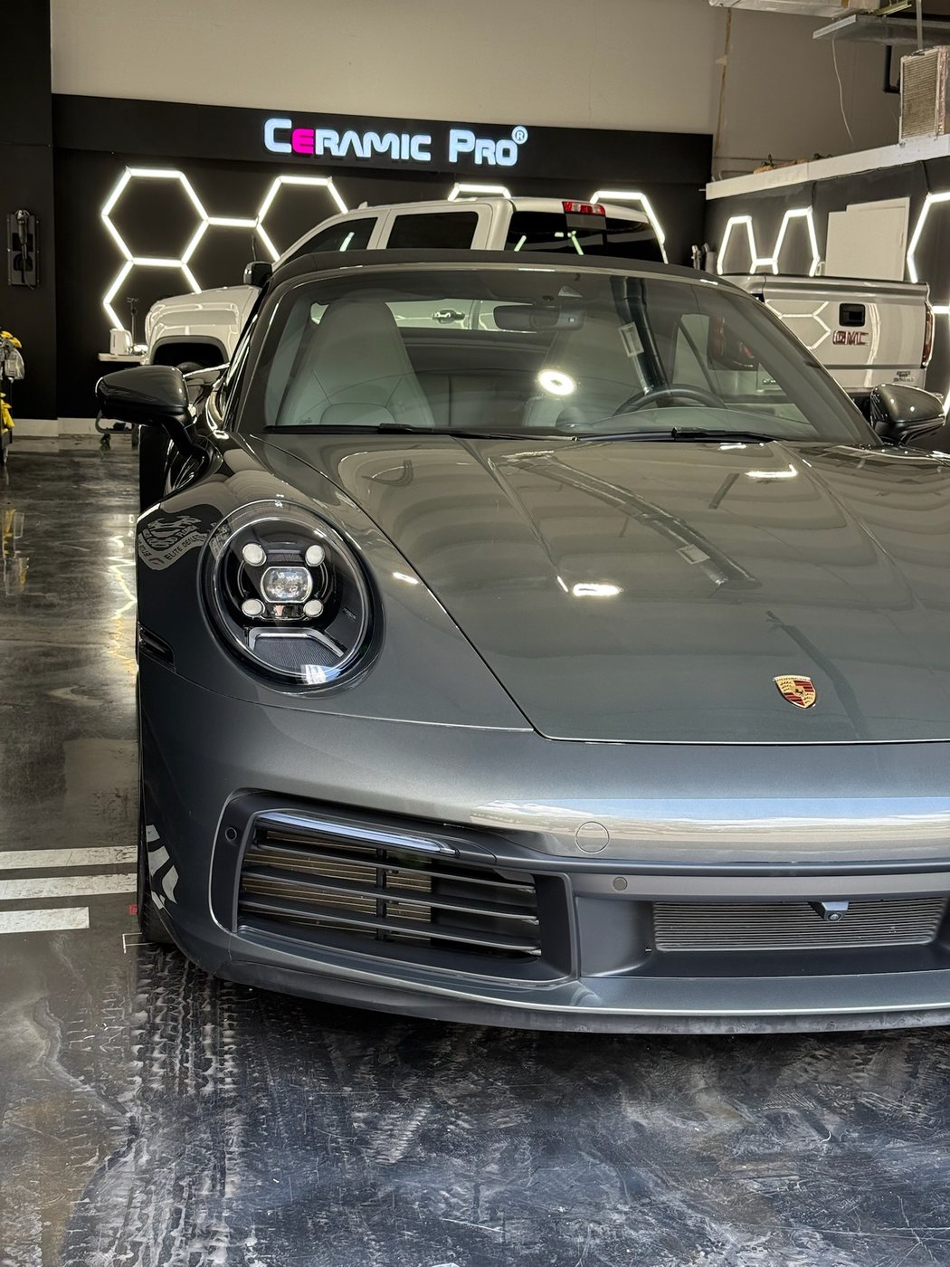 Porsche 911 Carrera 4S Cabriolet - Grey protected at Elite Premium Detailing