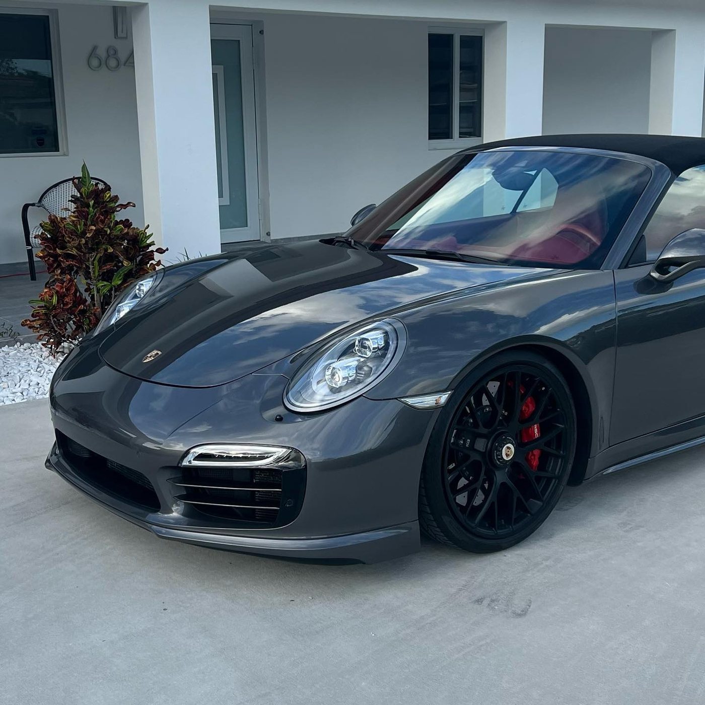 Porsche 911 Turbo Cabriolet - Gray protected at Elite Premium Detailing