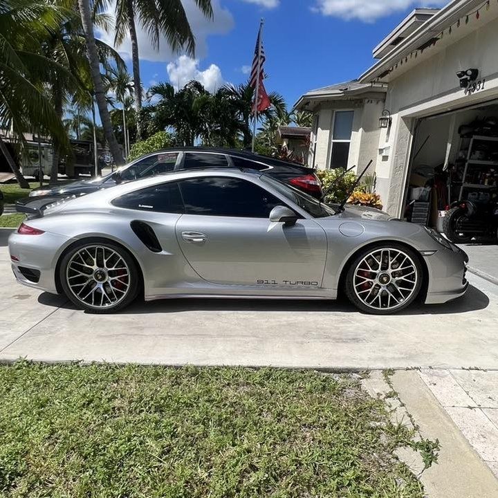 Porsche 911 Turbo - Silver protected at Elite Premium Detailing