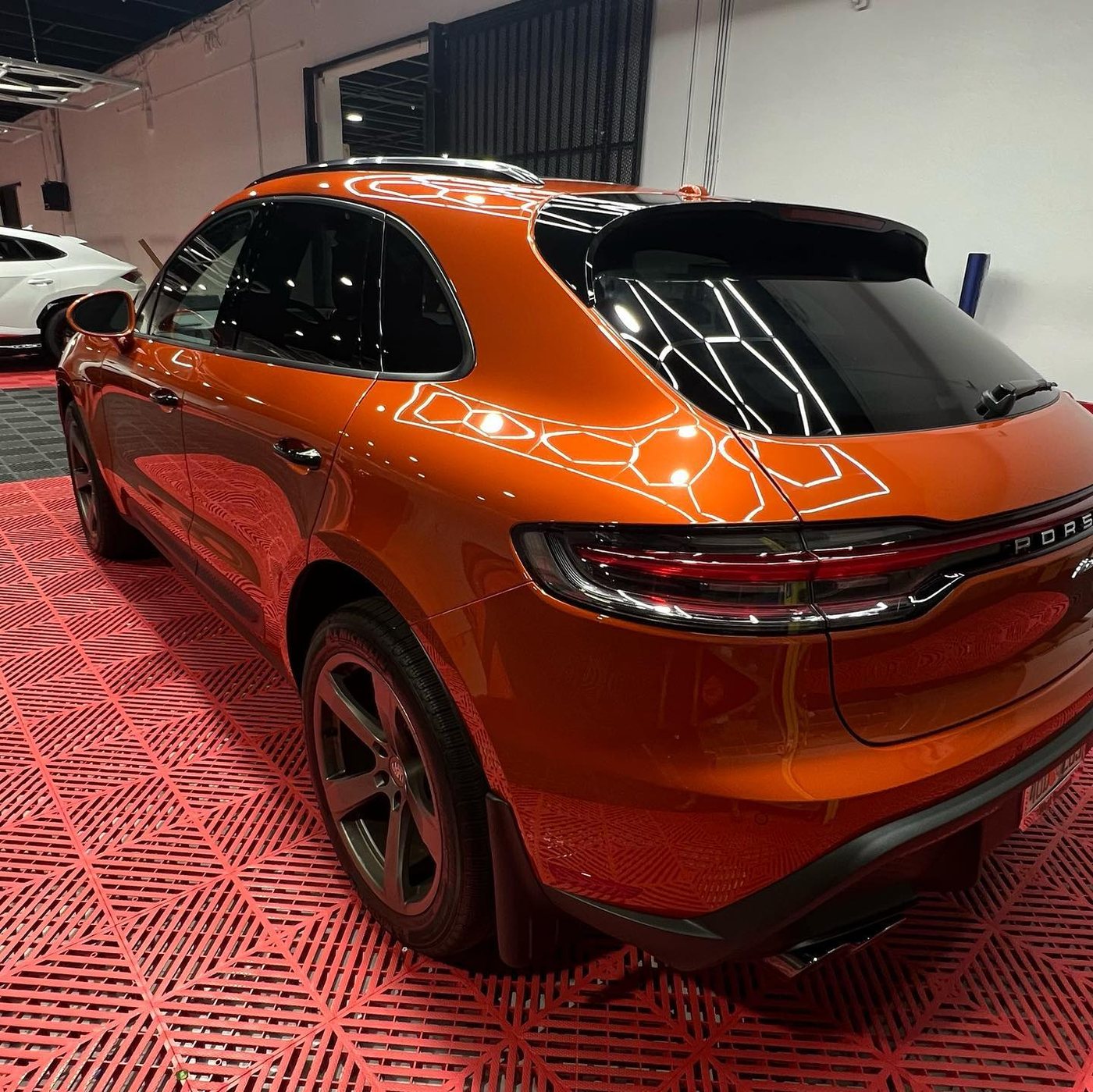 Porsche Macan - Papaya Orange protected at Elite Premium Detailing