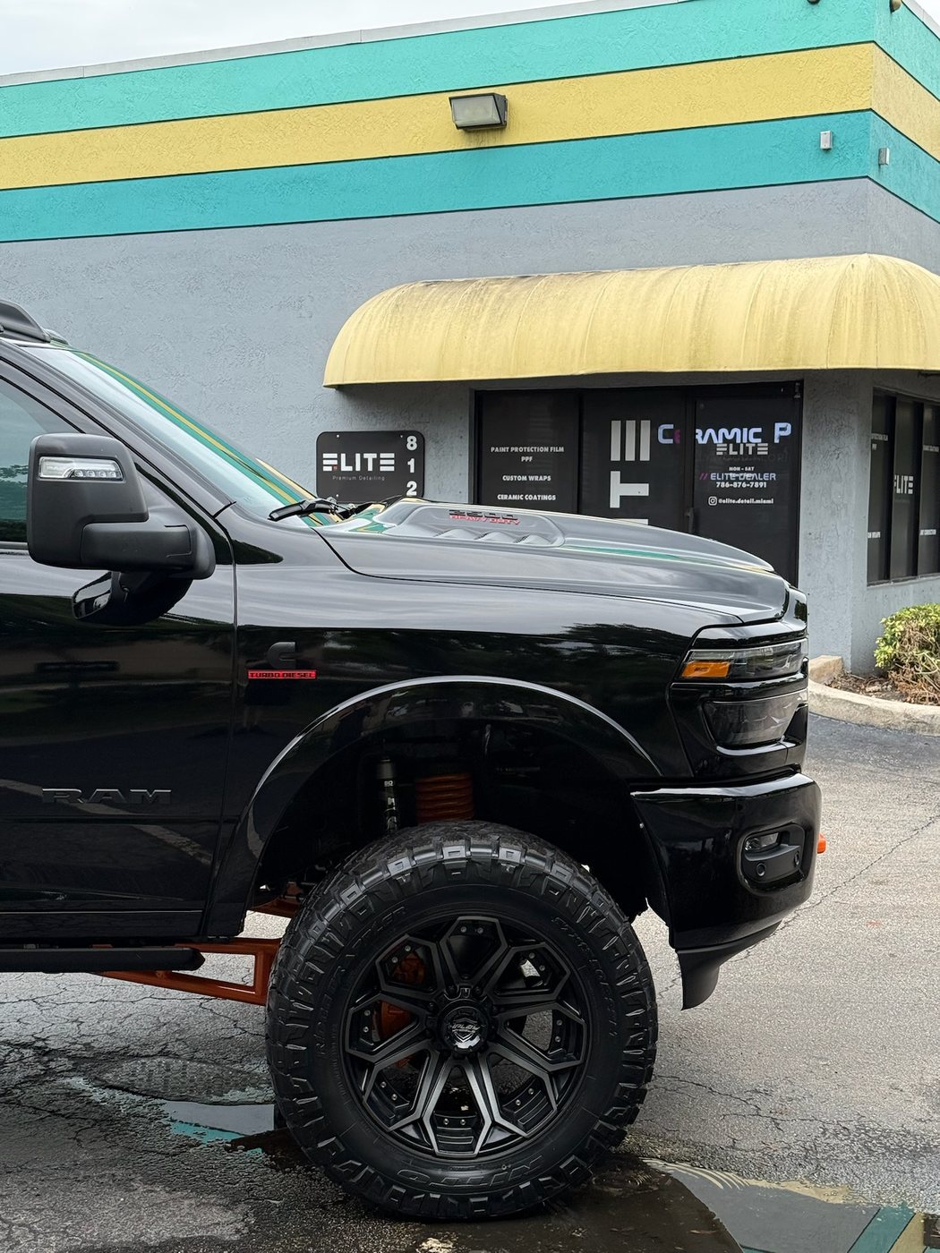 Ram 1500 - Black protected at Elite Premium Detailing