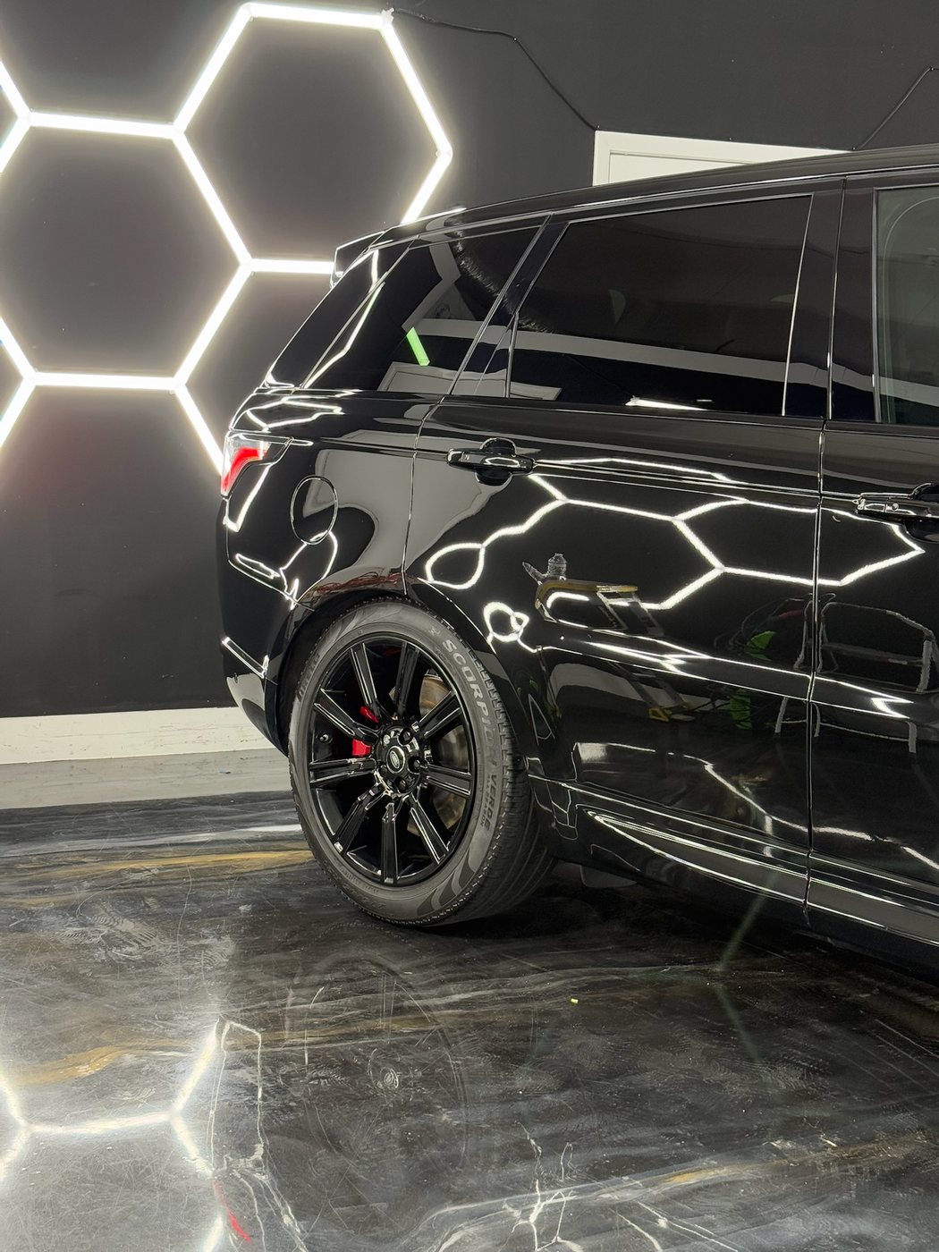 Land Rover Range Rover Sport - Black (Red Calipers) protected at Elite Premium Detailing