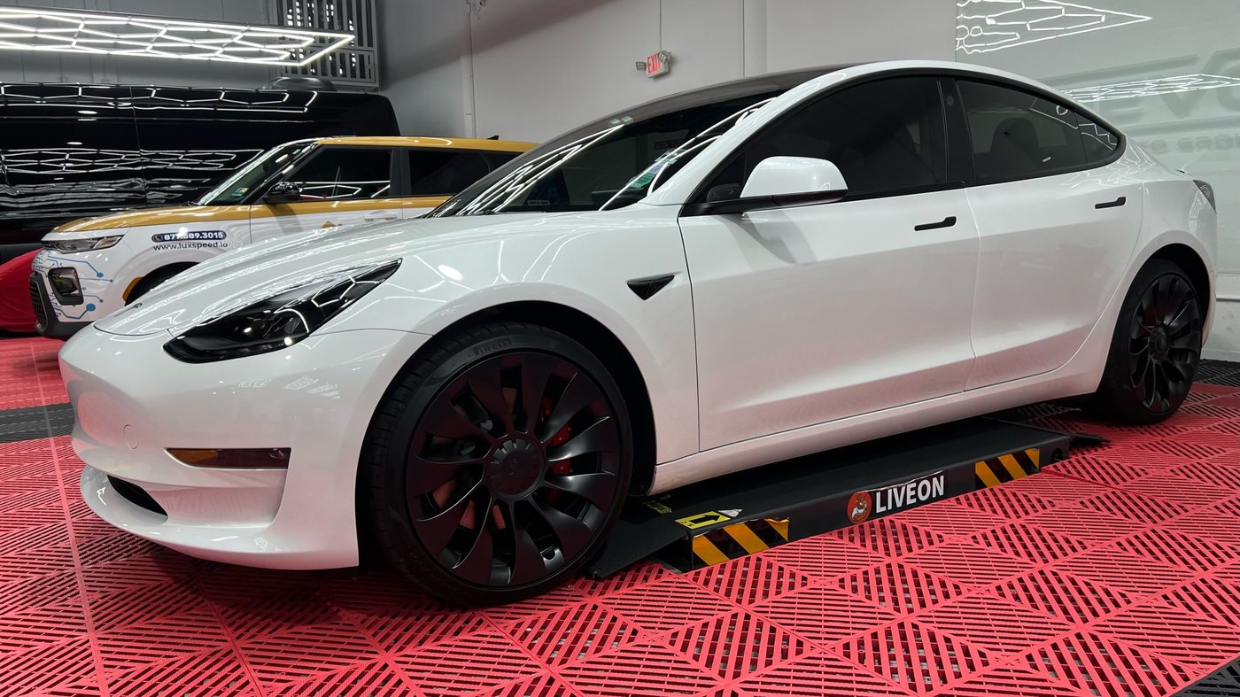 Tesla Model 3 - White (Performance) protected at Elite Premium Detailing