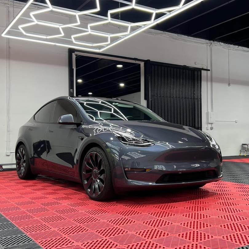 Tesla Model Y - Gray (Performance) protected at Elite Premium Detailing