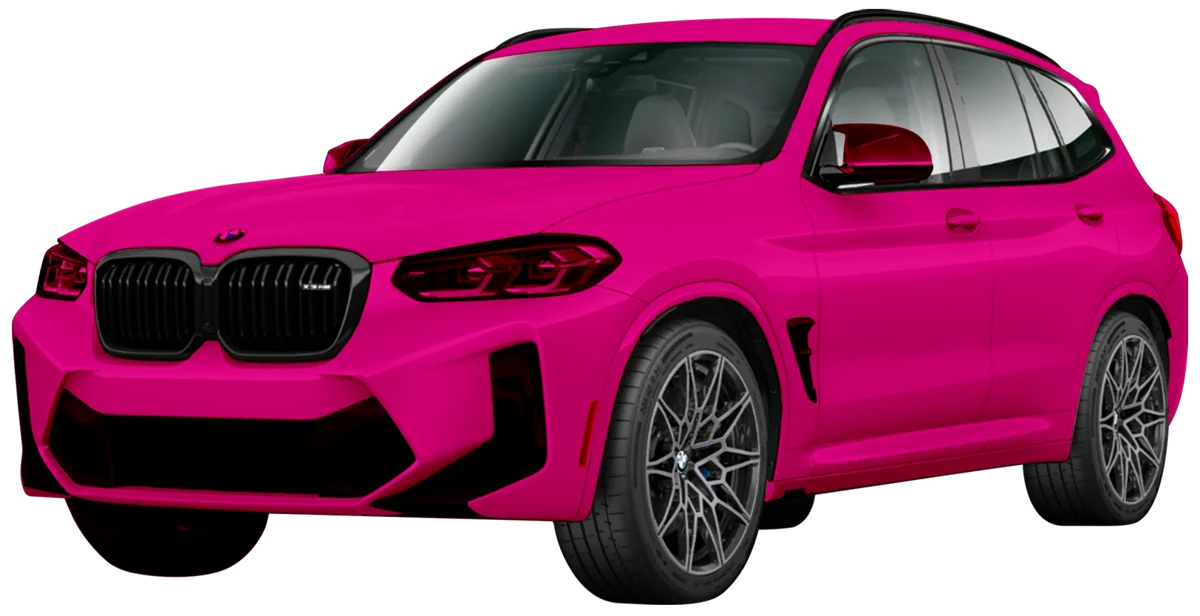 Full Body PPF coverage shown on a BMW X3M